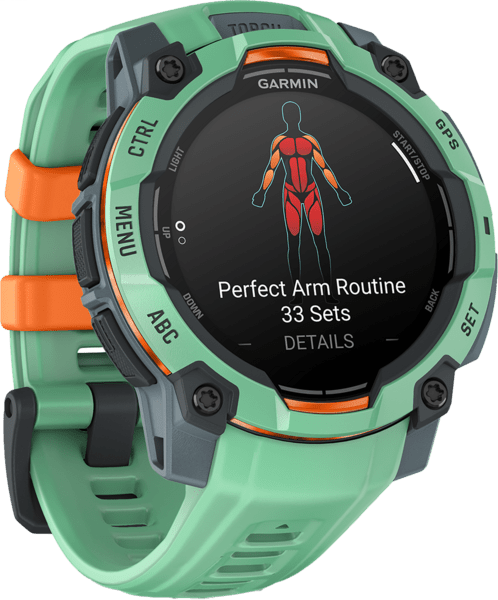 Garmin Instinct 3 45mm AMOLED twilight/neo tropic