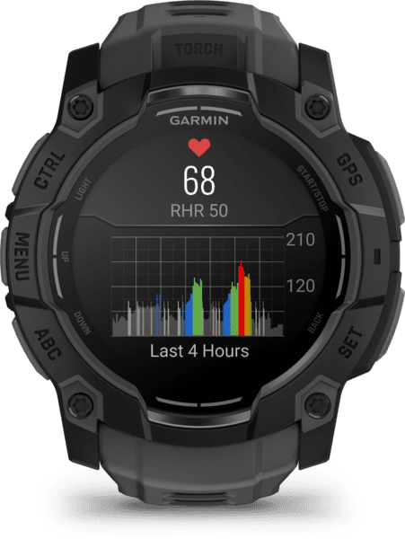 Garmin Instinct 3 50mm AMOLED schwarz