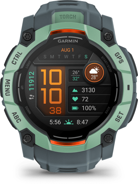 Garmin Instinct 3 50mm AMOLED twilight/neo tropic