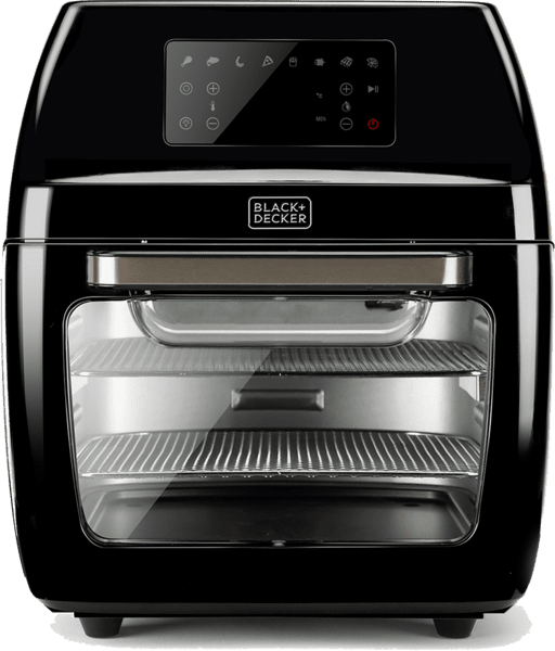 Black & Decker BXAFO1200E Heißluftfritteuse 12L schwarz Black & Decker BXAFO1200E Heißluftfritteuse 12L schwarz