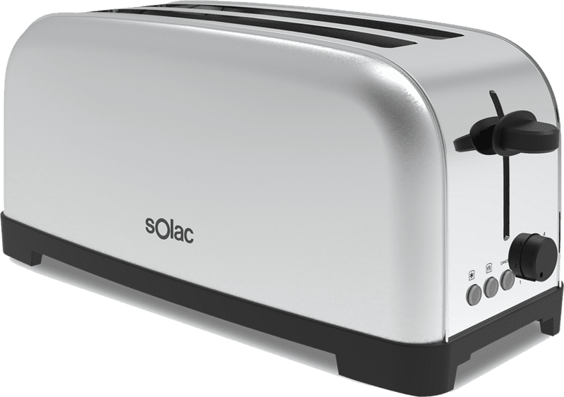 Solac TL5419 YE Toaster Doppelschlitz lang 1400W edelsta