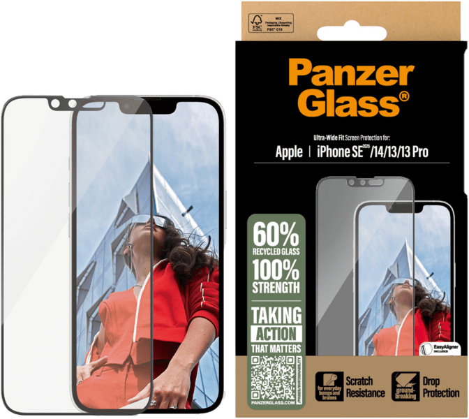 PanzerGlass SP iPhone 16e/14/13/13 Pro UWF