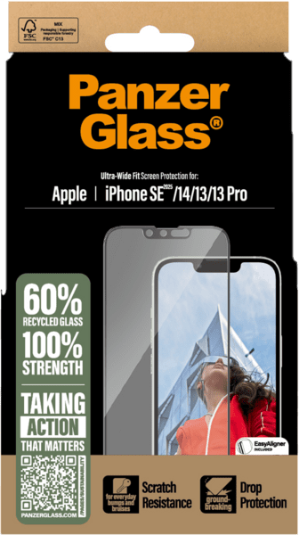 PanzerGlass SP iPhone 16e/14/13/13 Pro UWF