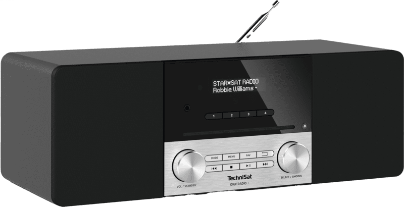 TechniSat Digitradio 3 DAB+ Radio schwarz/silber