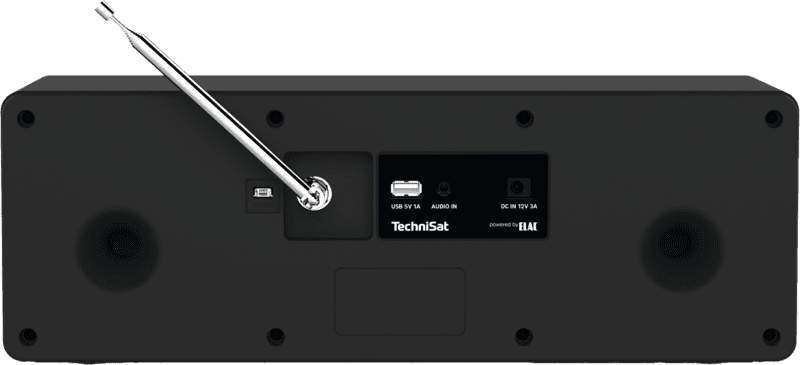 TechniSat Digitradio 3 DAB+ Radio schwarz/silber