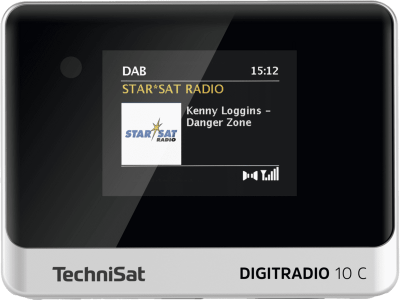 TechniSat Digitradio 10C DAB+ Radio schwarz/silber