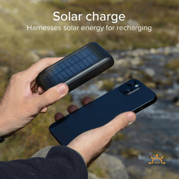 SBS Solar-Powerbank 5.000mAh MagSafe 10W schwarz