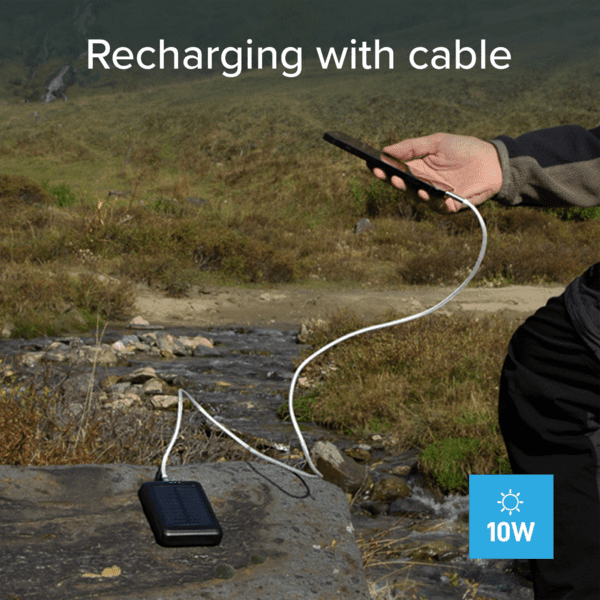 SBS Solar-Powerbank 5.000mAh MagSafe 10W schwarz