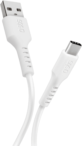 SBS USB zu USB-C Kabel 1m weiß SBS USB zu USB-C Kabel 1m weiß