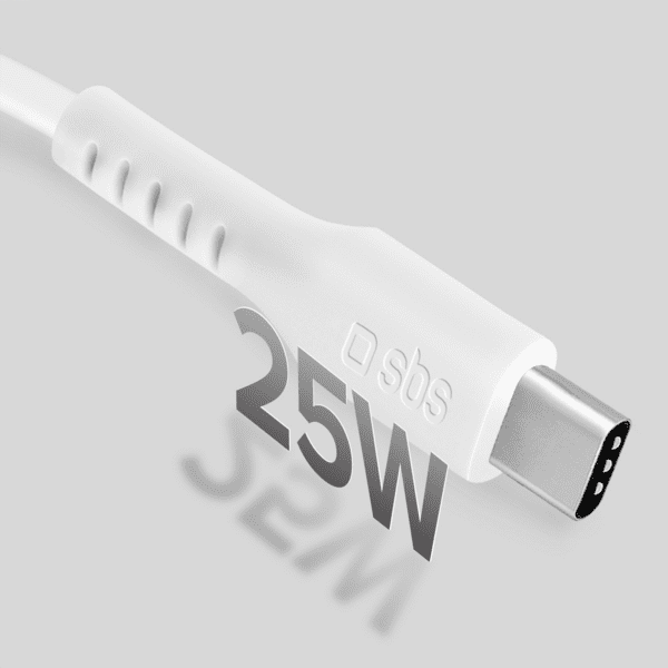 SBS USB-C zu USB-C Kabel 1m weiß