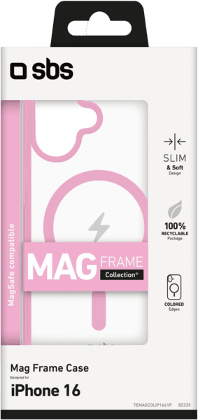 SBS MagFrame Case iPhone 16 pink SBS MagFrame Case iPhone 16 pink