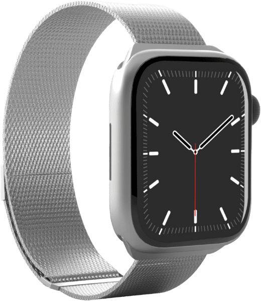 Puro Milanese Armband Apple Watch 42/44/45/49mm silber Puro Milanese Armband Apple Watch 42/44/45/49mm silber