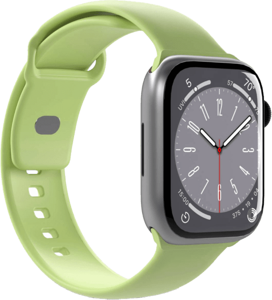 Puro Silicon Armband Apple Watch 42/44/45/49mm hellgrün Puro Silicon Armband Apple Watch 42/44/45/49mm hellgrün