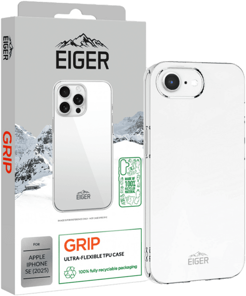 Eiger Grip Case GRS iPhone 16e transparent Eiger Grip Case GRS iPhone 16e transparent