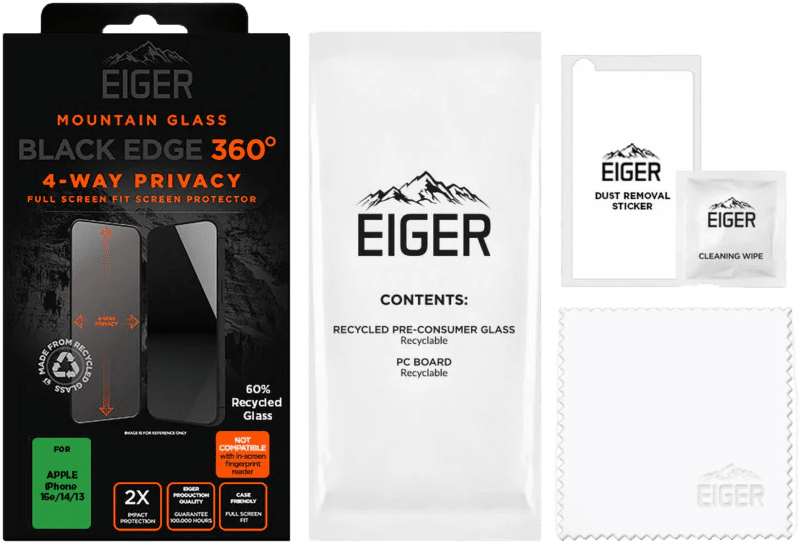 Eiger SP Mountain Privacy Edge360 iPhone 16e/14/13/13Pro Eiger SP Mountain Privacy Edge360 iPhone 16e/14/13/13Pro