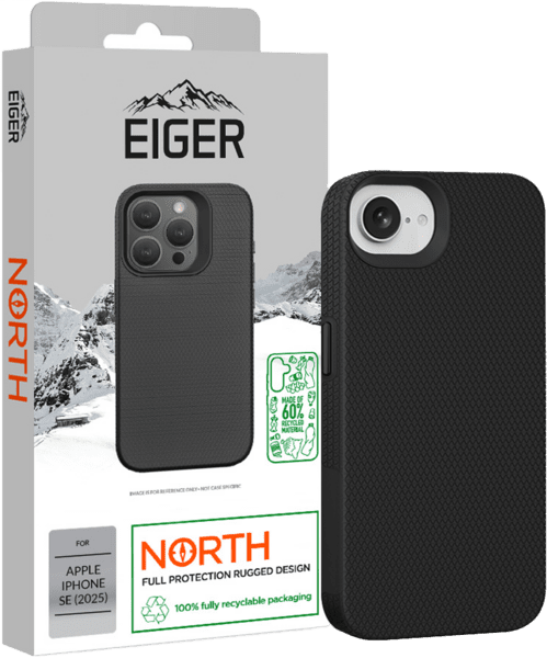 Eiger North Case GRS iPhone 16e schwarz