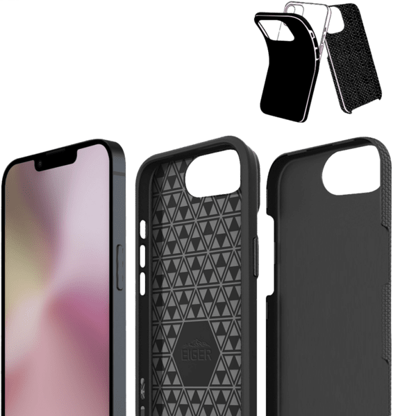 Eiger North Case GRS iPhone 16e schwarz