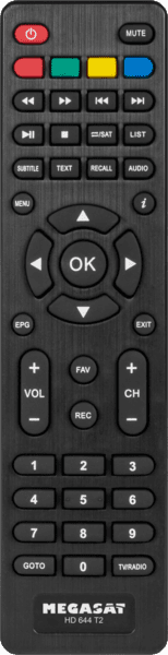 Megasat HD 644 T2 DVB-T2 Receiver Megasat HD 644 T2 DVB-T2 Receiver