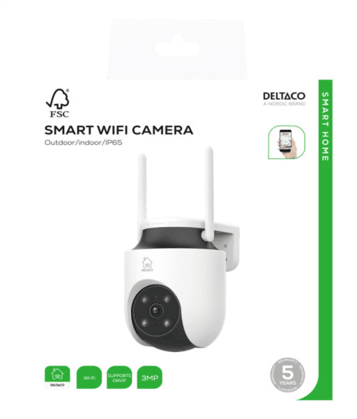 Deltaco Smart Home Kamera SH-IPC18 Outdoor IP65 drehbar Deltaco Smart Home Kamera SH-IPC18 Outdoor IP65 drehbar