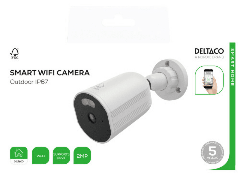 Deltaco Smart Home Kamera SH-IPC17 Outdoor IP67 Deltaco Smart Home Kamera SH-IPC17 Outdoor IP67