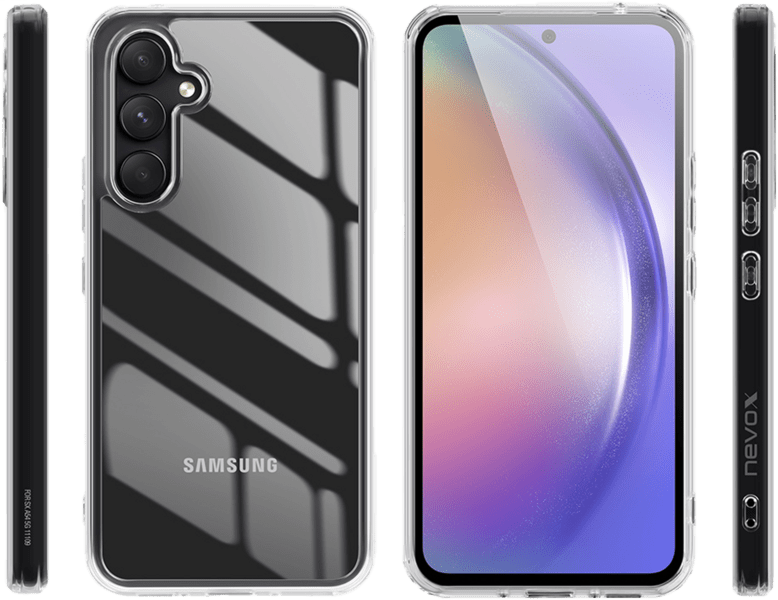 nevox StyleShell SHOCKFlex Galaxy A56 5G transparent nevox StyleShell SHOCKFlex Galaxy A56 5G transparent