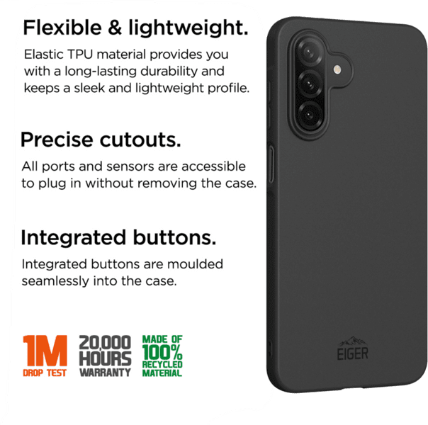 Eiger Grip Case GRS Galaxy A26 schwarz Eiger Grip Case GRS Galaxy A26 schwarz