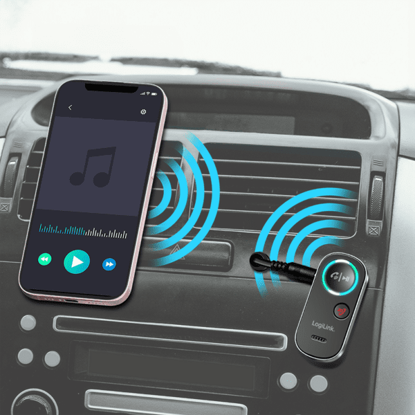 LogiLink Bluetooth 5.4 3D-Audioempfänger schwarz LogiLink Bluetooth 5.4 3D-Audioempfänger schwarz