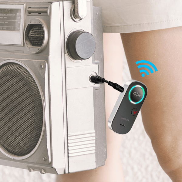 LogiLink Bluetooth 5.4 3D-Audioempfänger schwarz LogiLink Bluetooth 5.4 3D-Audioempfänger schwarz