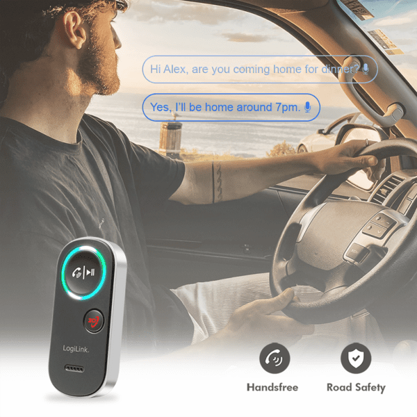 LogiLink Bluetooth 5.4 3D-Audioempfänger schwarz LogiLink Bluetooth 5.4 3D-Audioempfänger schwarz