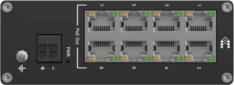 Teltonika TSW040 PoE+ Switch 8 10/100 Ports