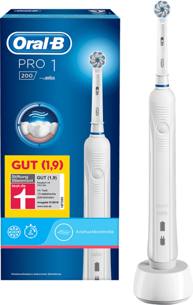 Oral-B Pro 1 Clean Zahnbürste weiß Oral-B Pro 1 Clean Zahnbürste weiß