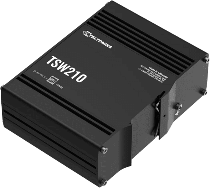 Teltonika TSW210 Switch 8 GbE, 2 SFP Ports