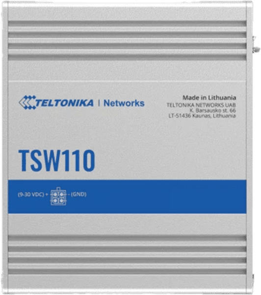 Teltonika TSW110 Switch 5 GbE Ports Teltonika TSW110 Switch 5 GbE Ports