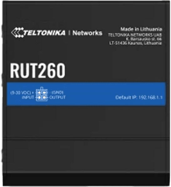 Teltonika RUT260 LTE Cat 6 Router