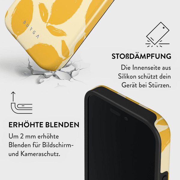 BURGA Hülle Tough MagSafe iPhone 16 Pro Max Lemon Tart BURGA Hülle Tough MagSafe iPhone 16 Pro Max Lemon Tart