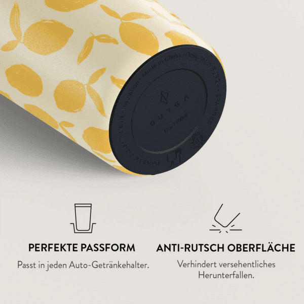 BURGA Thermobecher 500ml Klappdeckel Lemon Tart BURGA Thermobecher 500ml Klappdeckel Lemon Tart