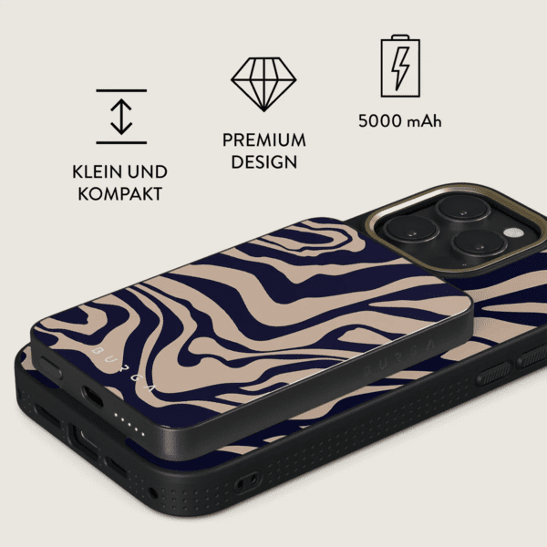 BURGA Magnetic Powerbank 5.000mAh Vigilant gunmetal BURGA Magnetic Powerbank 5.000mAh Vigilant gunmetal