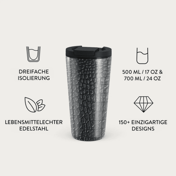 BURGA Thermobecher 500ml Klappdeckel Reapers Touch BURGA Thermobecher 500ml Klappdeckel Reapers Touch