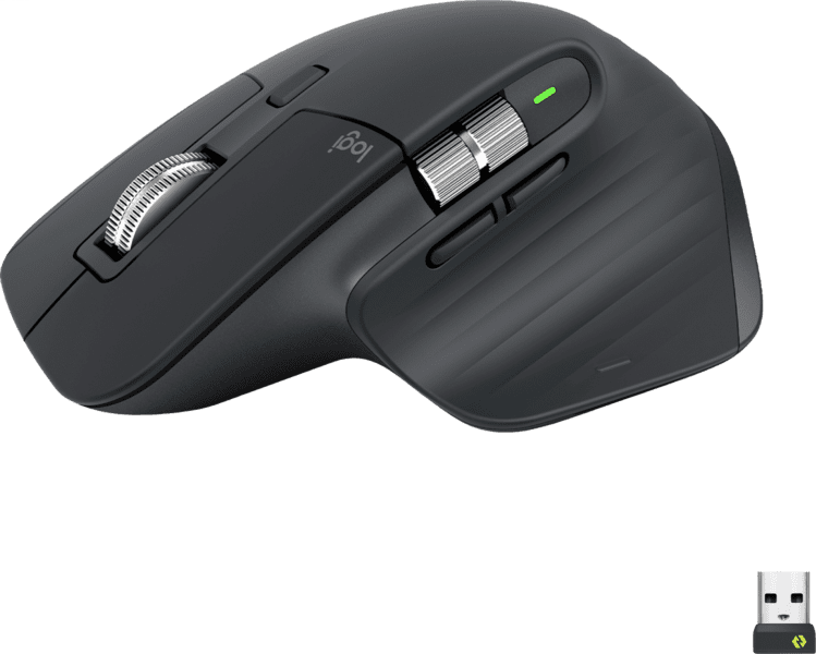 Logitech MX Master 3S kabellose Maus graphite Logitech MX Master 3S kabellose Maus graphite