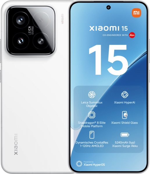 Xiaomi 15 5G 12GB 512GB weiß Xiaomi 15 5G 12GB 512GB weiß