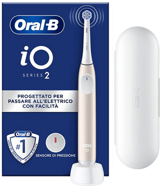 Oral-B iO Series 2 Zahnbürste mit Reiseetui pink Oral-B iO Series 2 Zahnbürste mit Reiseetui pink