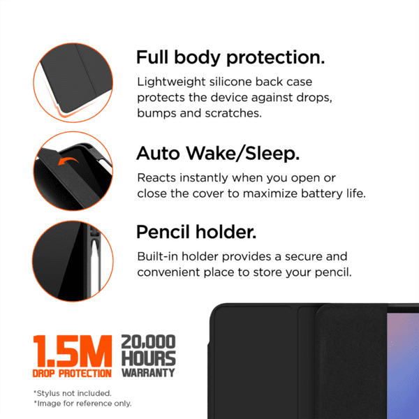 Eiger Storm Stylus 250m Case Galaxy Tab S10 FE black Eiger Storm Stylus 250m Case Galaxy Tab S10 FE black