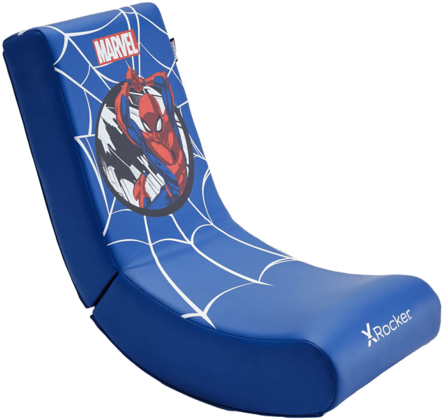 X Rocker Marvel Spider-Man Gaming Bodensessel blau X Rocker Marvel Spider-Man Gaming Bodensessel blau