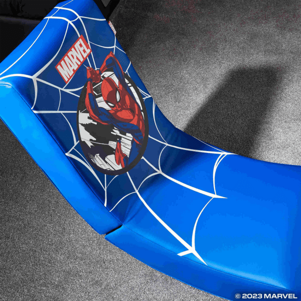 X Rocker Marvel Spider-Man Gaming Bodensessel blau X Rocker Marvel Spider-Man Gaming Bodensessel blau
