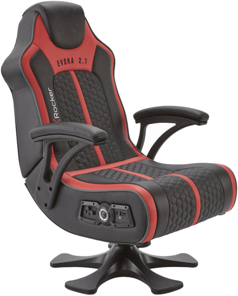 X Rocker Evora 2.1 Wireless Gaming Sessel schwarz-rot X Rocker Evora 2.1 Wireless Gaming Sessel schwarz-rot