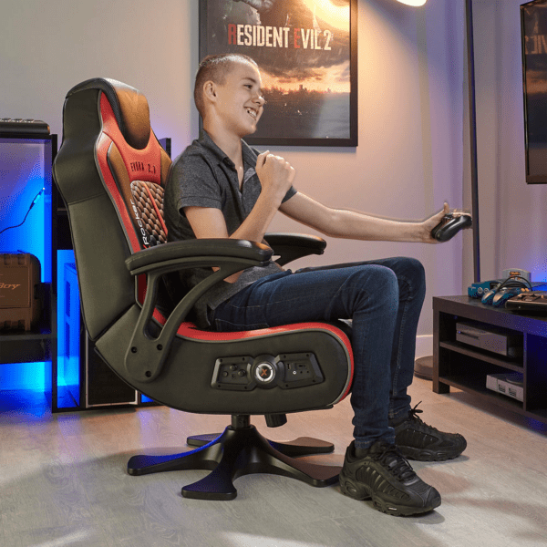 X Rocker Evora 2.1 Wireless Gaming Sessel schwarz-rot X Rocker Evora 2.1 Wireless Gaming Sessel schwarz-rot