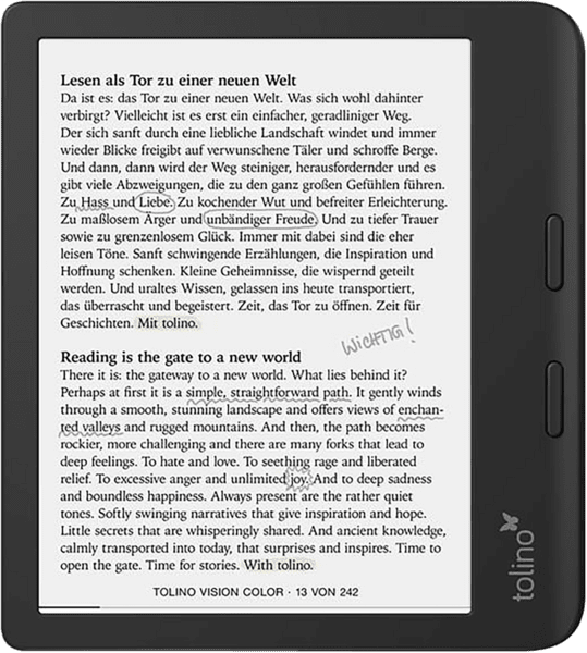 Tolino Vision Color (2024) eBook-Reader Tolino Vision Color (2024) eBook-Reader