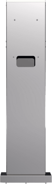 Technivolt Edelstahl-Stele für Wallbox einseitig