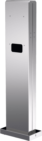 Technivolt Edelstahl-Stele für Wallbox einseitig