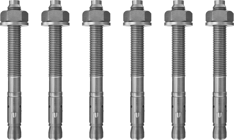 Technivolt 6 Stück Bolzenanker 10/95mm zu Edelstahl-Stele Technivolt 6 Stück Bolzenanker 10/95mm zu Edelstahl-Stele